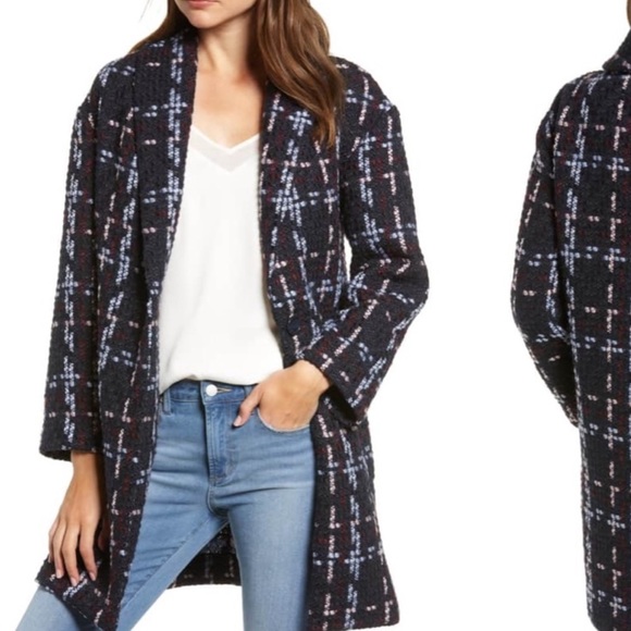 Wayf Jackets & Blazers - WAYF Valmont Plaid Tweed Jacket